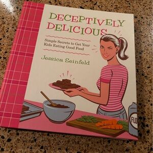 Cookbook with Pink Plaid Spine